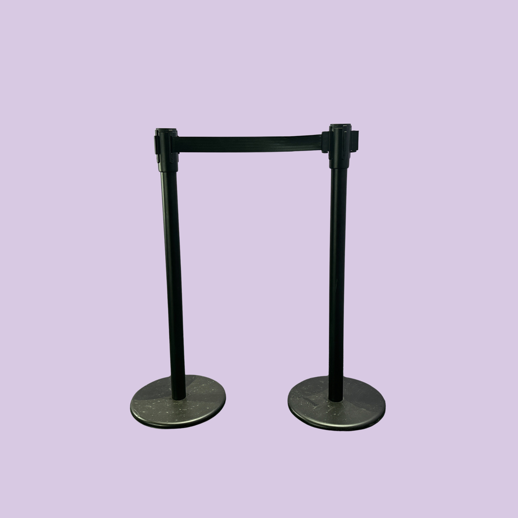 Queue Barrier - Black
