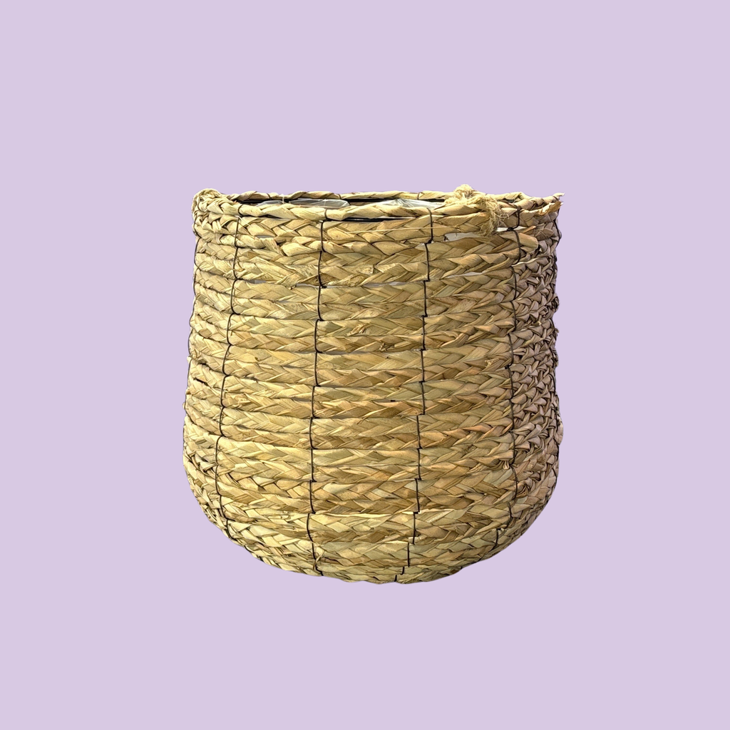 Woven Plant Pot – Natural Finish