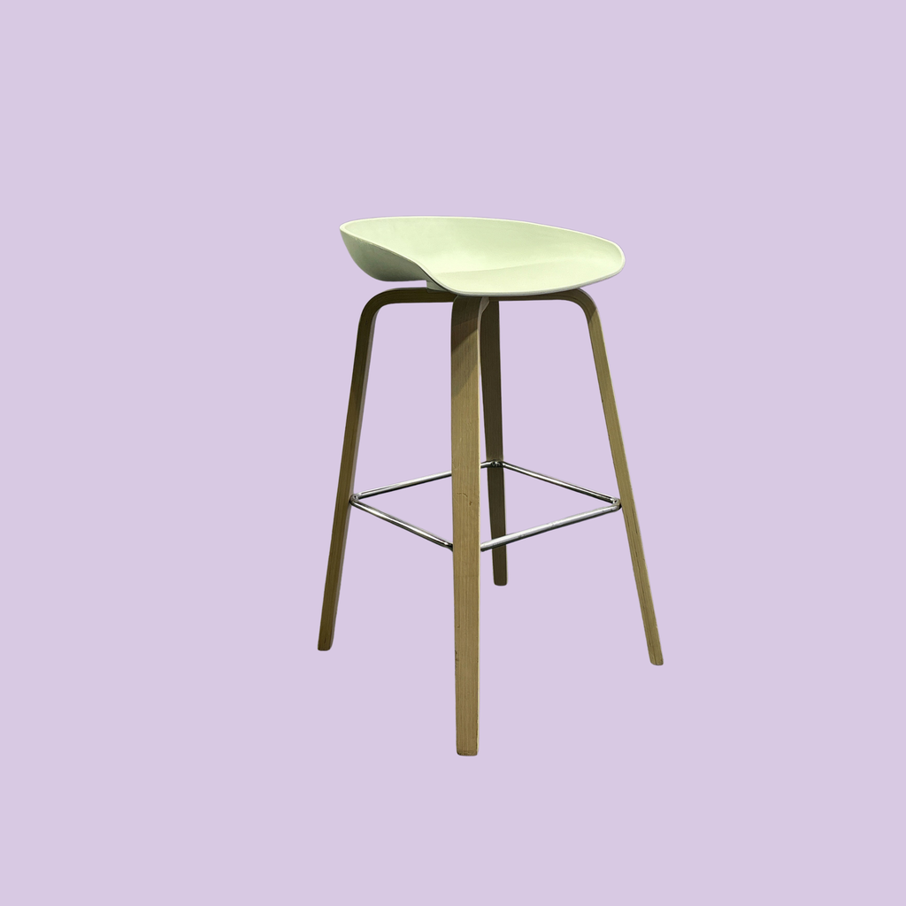 Bar stool Akita - White